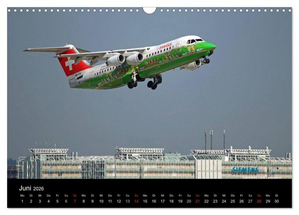 Produktbild: Flugverkehr (Wandkalender 2026 DIN A3 quer), CALVENDO Monatskalender