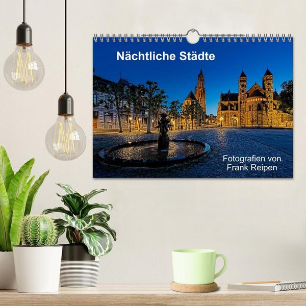 Produktbild: N&auml;chtliche St&auml;dte (Wandkalender 2026 DIN A4 quer), CALVENDO Monatskalender