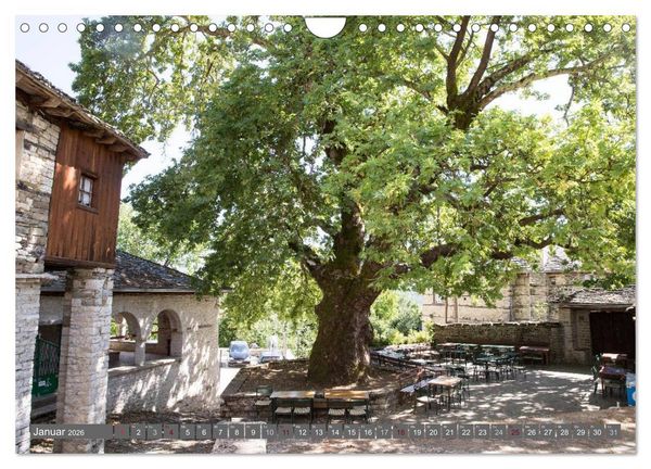 Produktbild: Griechenland 2026 - Zagorochoria und Vikos-Schlucht (Wandkalender 2026 DIN A4 quer), CALVENDO Monatskalender