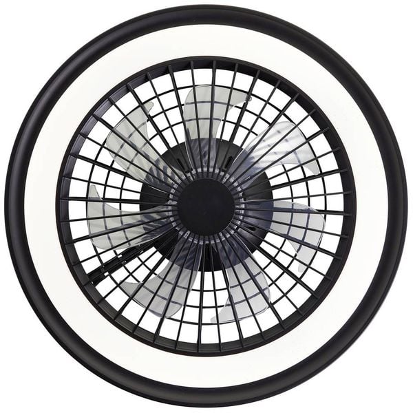 Produktbild: Brilliant G99280/06 Palmero LED-Deckenleuchte mit Ventilator LED-Modul 40W Schwarz
