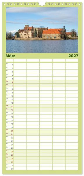 Produktbild: Familienplaner 2027 - Sachsen-Anhalt - Eine Sch&ouml;nheit in der Mitte Deutschlands mit 5 Spalten (Wandkalender, 21 x 45 cm) CALVENDO