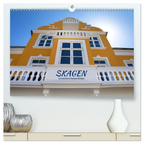 Skagen – Licht und Leben an Dänemarks Nordspitze (hochwertiger Premium Wandkalender 2025 DIN A2 quer), Kunstdruck in Hoc