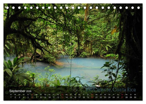 Produktbild: Von Mexiko nach Panama in 12 Monaten (Tischkalender 2026 DIN A5 quer), CALVENDO Monatskalender