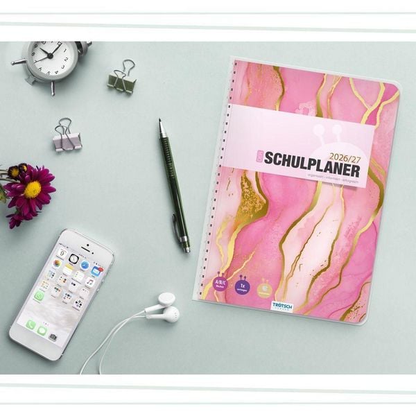 Produktbild: TR&Ouml;TSCH - Schulplaner Pink 26/27