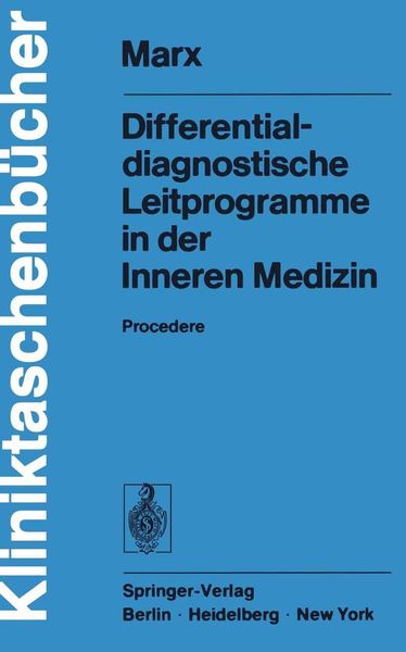 Produktbild: Differentialdiagnostische Leitprogramme in der Inneren Medizin