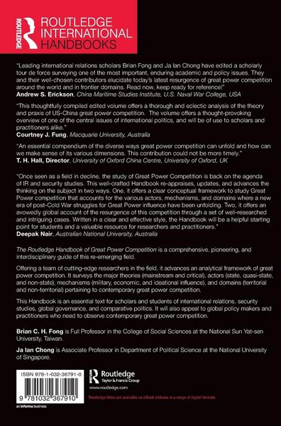 Produktbild: The Routledge Handbook of Great Power Competition