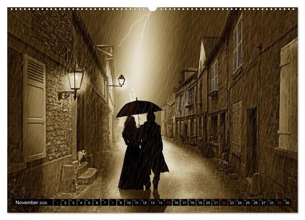 Produktbild: Nostalgie in Sepia (Wandkalender 2026 DIN A2 quer), CALVENDO Monatskalender