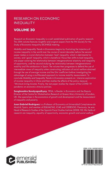 Produktbild: Mobility and Inequality Trends