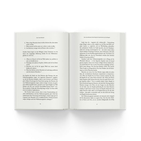 Produktbild: ZERO SUM MINDSET