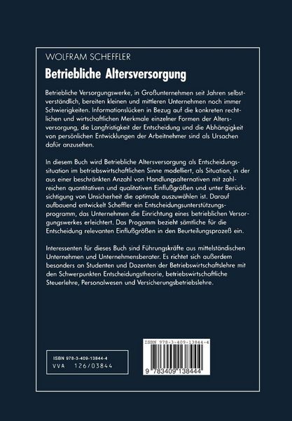 Produktbild: Betriebliche Altersversorgung