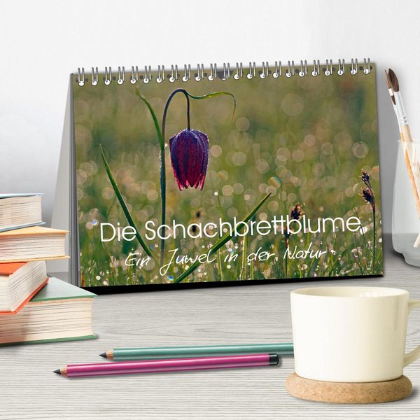Produktbild: Die Schachbrettblume (Tischkalender 2026 DIN A5 quer), CALVENDO Monatskalender