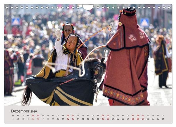 Produktbild: Narri 2026 Bilder der Schw&auml;bisch-Alemannischen Fasnet (Wandkalender 2026 DIN A4 quer), CALVENDO Monatskalender