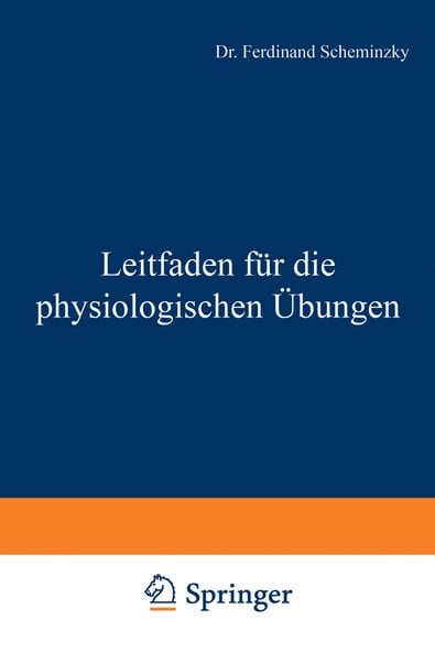 Produktbild: Leitfaden f&uuml;r die physiologischen &Uuml;bungen