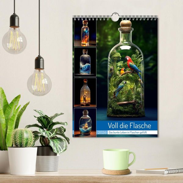 Produktbild: Voll die Flasche (Wandkalender 2026 DIN A4 hoch), CALVENDO Monatskalender