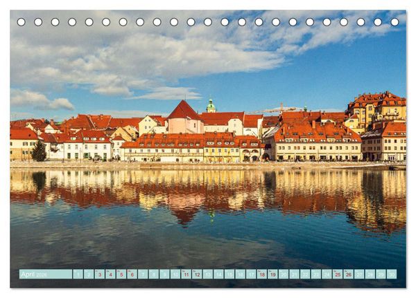 Produktbild: Maribor - Entspannde Stadt am Ufer der Drau (Tischkalender 2026 DIN A5 quer), CALVENDO Monatskalender