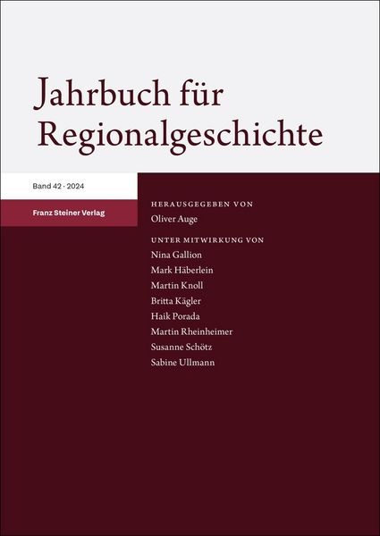 Produktbild: Jahrbuch f&uuml;r Regionalgeschichte 42 (2024)
