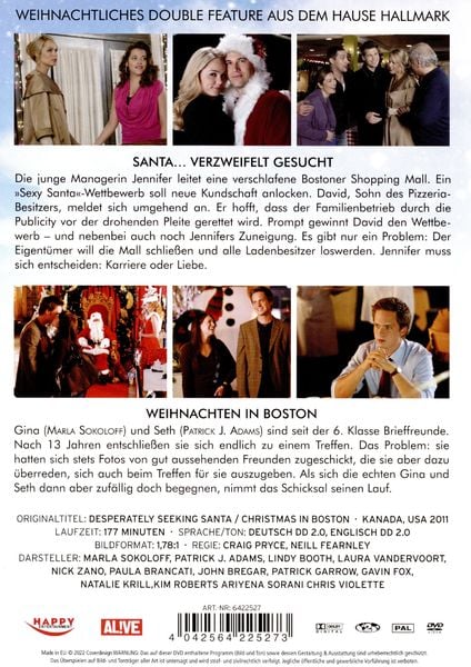 Produktbild: Weihnachten in Boston & Santa... verzweifelt gesucht [2 DVDs]