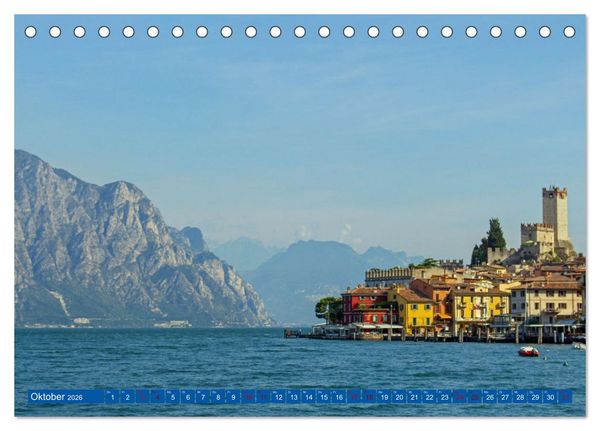 Produktbild: Gardasee bei Limone (Tischkalender 2026 DIN A5 quer), CALVENDO Monatskalender