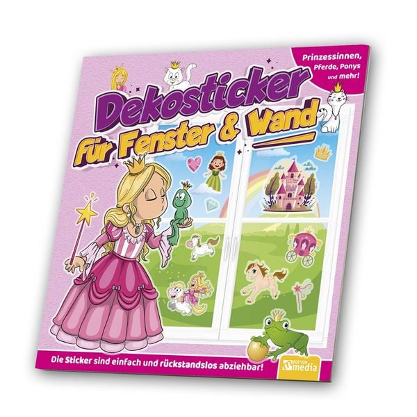 Produktbild: Fenster- / Wandbild: Prinzessinnen, Pferde, Ponys & mehr!