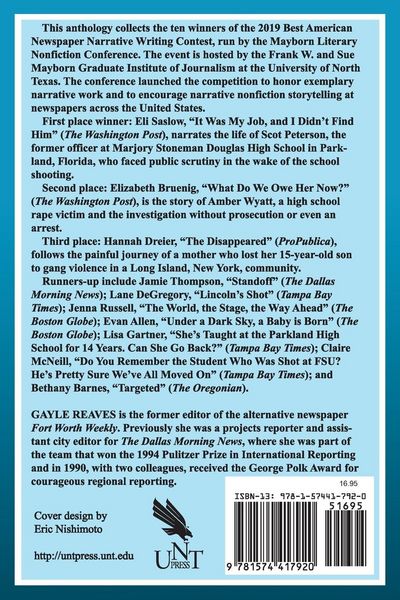 Produktbild: The Best American Newspaper Narratives, Volume 7