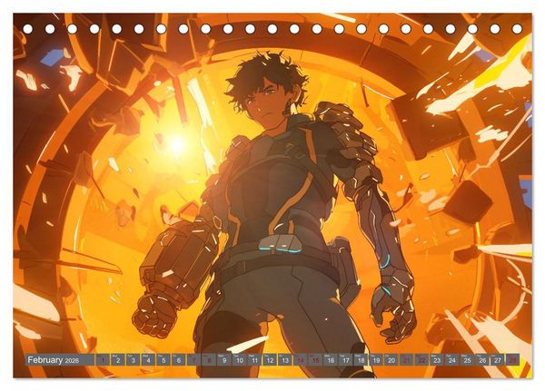 Produktbild: Starlight Warriors (Desk Calendar 2026 DIN A5 landscape), CALVENDO 12 Month DeskCalendar