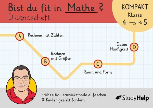 Produktbild: Diagnoseheft - Bist du fit in Mathe?