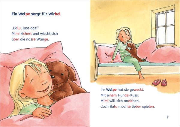 Produktbild: Lesel&ouml;wen 1. Klasse - Zwei Freundinnen und ein neugieriger Welpe