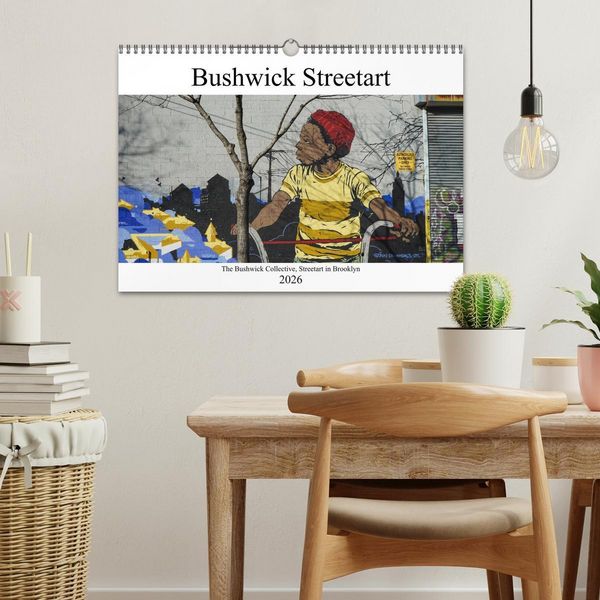 Produktbild: Bushwick Street Art (Wandkalender 2026 DIN A3 quer), CALVENDO Monatskalender