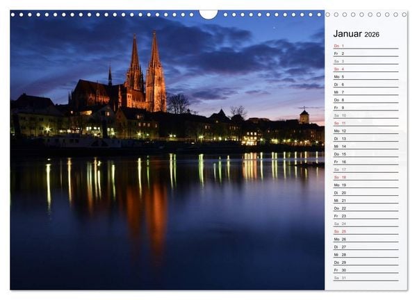 Produktbild: Die Farben von REGENSBURG (Wandkalender 2026 DIN A3 quer), CALVENDO Monatskalender