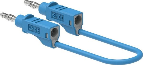 Produktbild: Electro PJP 2111-CD1-50BL Messleitung Bananenstecker 4mm 50cm Blau 1St.