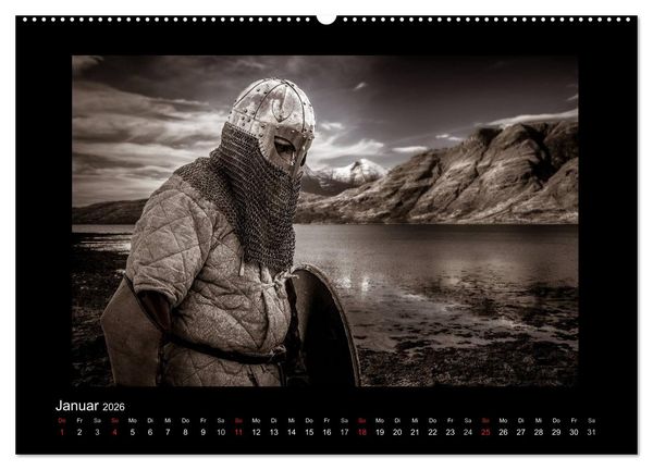 Produktbild: Wikinger und Krieger (Wandkalender 2026 DIN A2 quer), CALVENDO Monatskalender