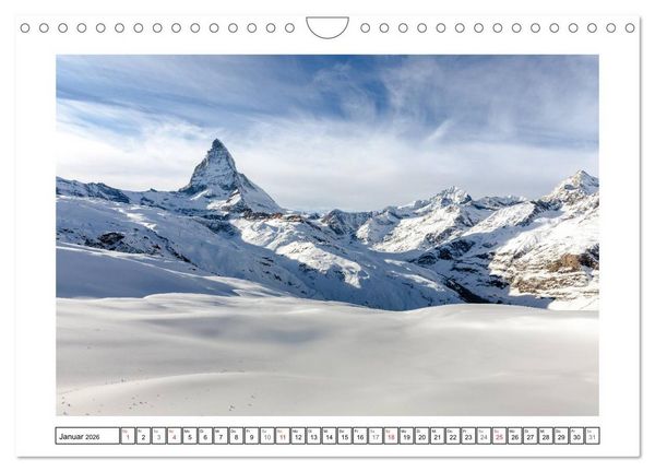 Produktbild: Geheimnisvolle Alpen (Wandkalender 2026 DIN A4 quer), CALVENDO Monatskalender