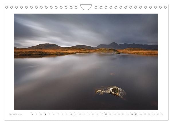 Produktbild: Schottland - Ein Roadtrip durch die herbstlichen Highlands (Wandkalender 2026 DIN A4 quer), CALVENDO Monatskalender