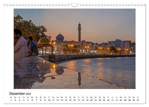 Produktbild: Sagenhafter Oman (Wandkalender 2027 DIN A3 quer), CALVENDO Monatskalender