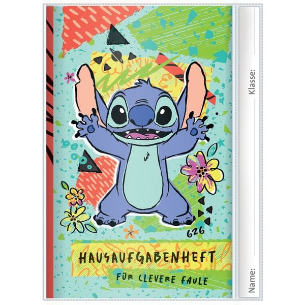 Produktbild: Roth-Hausaufgabenhefte - Lizenzen f&uuml;r clevere Faule, Disney Stitch