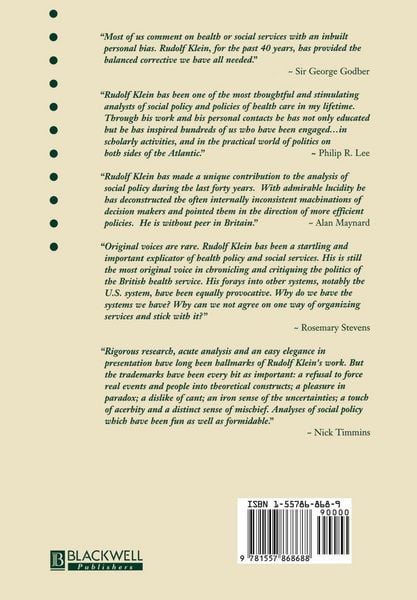 Produktbild: The State, Politics and Health: Essays for Rudolf Klein