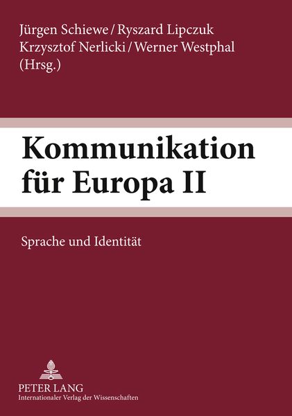 Produktbild: Kommunikation fuer Europa II