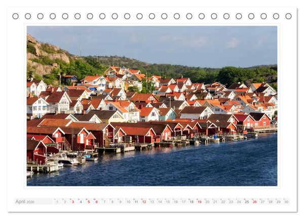 Produktbild: Bohusl&auml;n. Sm&ouml;gen - Hunnebostrand - Kungshamn (Tischkalender 2026 DIN A5 quer), CALVENDO Monatskalender
