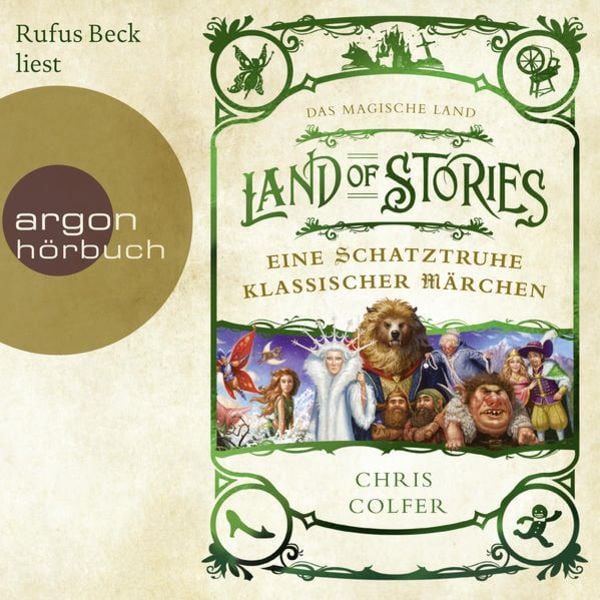 Das magische Land - Eine Schatztruhe klassischer Märchen - Land of Stories - Chris Colfer, Audio, 9783732442867