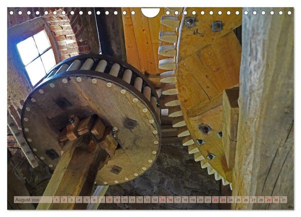Produktbild: Faszination Wall-Holl&auml;nder Greftm&uuml;hle in Nordhemmern (Wandkalender 2026 DIN A4 quer), CALVENDO Monatskalender