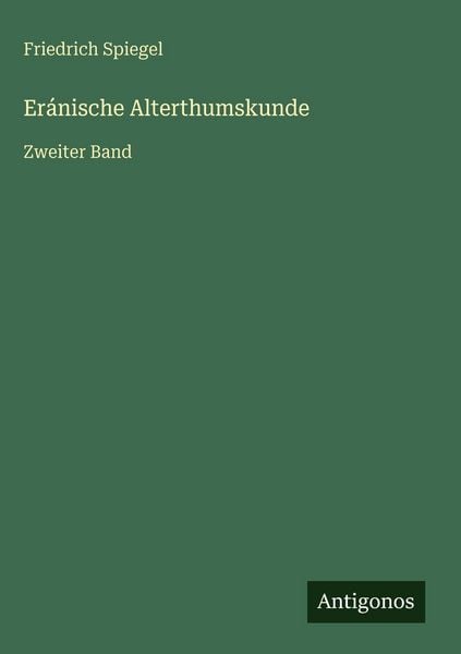 Produktbild: Er&aacute;nische Alterthumskunde