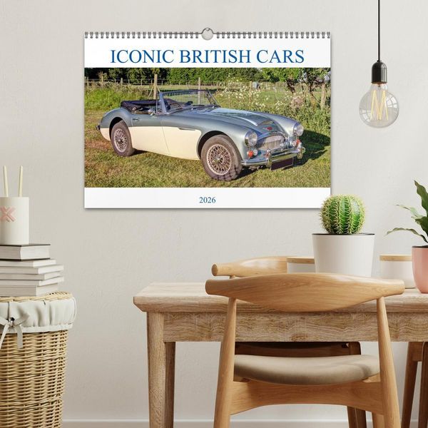Produktbild: Iconic British Cars (Wall Calendar 2026 DIN A3 landscape), CALVENDO 12 Month Wall Calendar