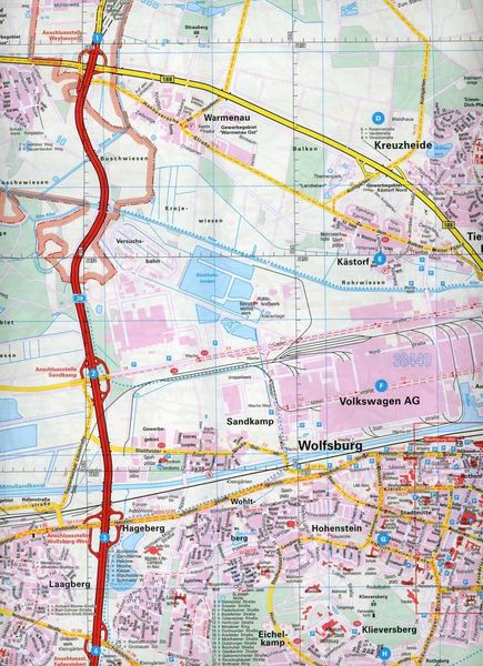 Produktbild: Falk Stadtplan Extra Wolfsburg 1:21.000