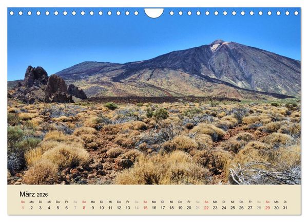 Produktbild: Teneriffa 2026 (Wandkalender 2026 DIN A4 quer), CALVENDO Monatskalender