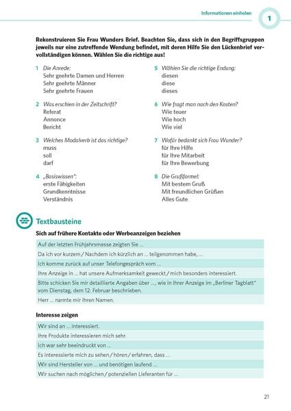 Produktbild: PONS B&uuml;rokommunikation Deutsch