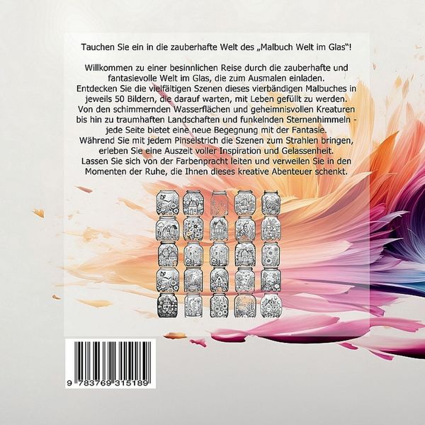 Produktbild: Malbuch Welt im Glas Band 1