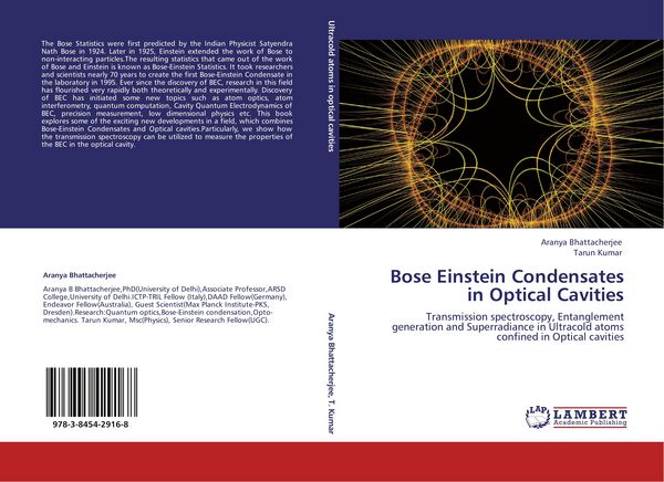 Produktbild: Bose Einstein Condensates in Optical Cavities