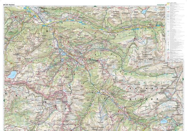 Produktbild: Freytag & berndt Wanderkarte WK 5507 Montafon 1:35.000