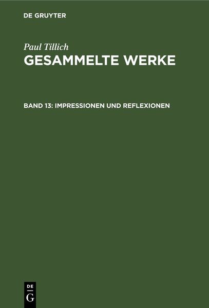 Produktbild: Impressionen und Reflexionen