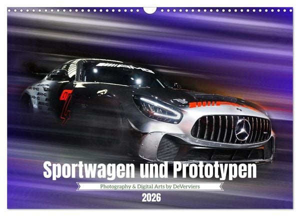 Sportwagen und Prototypen (Wandkalender 2026 DIN A3 quer), CALVENDO Monatskalender